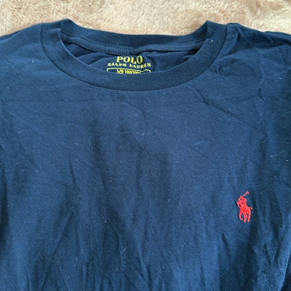 Navy blue short sleeve